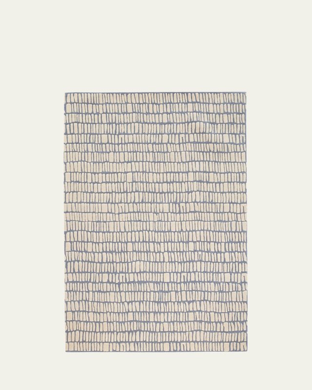 Roark Pewter Blue Hand-Tufted Rug, 8' x 10'